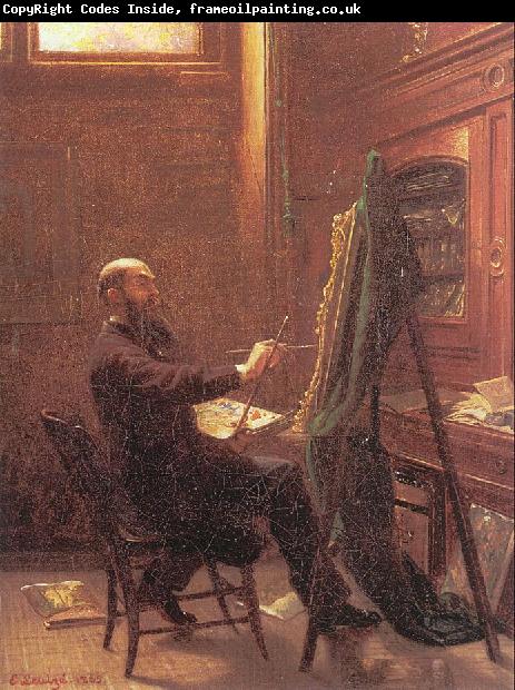 Leutze, Emmanuel Gottlieb Worthington Whittredge in his Tenth Street Studio